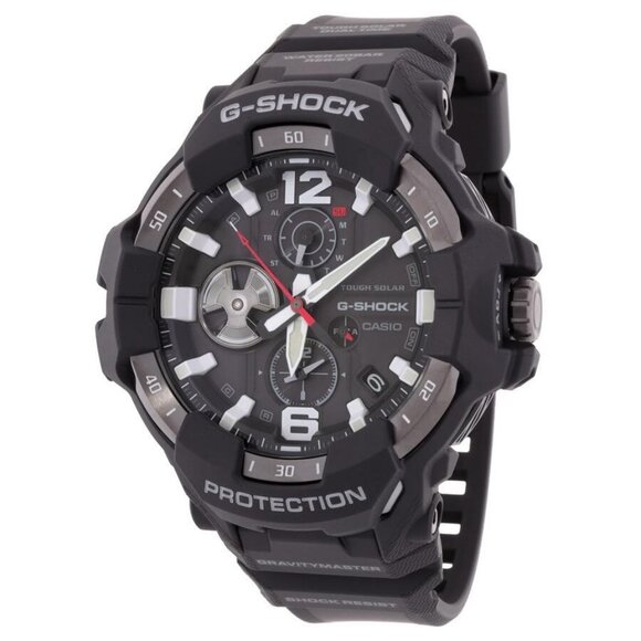 NWT Authentic Casio G-Shock Master Of G - Air Alarm World Time Black Dial Watch - Picture 1 of 3